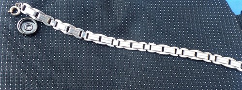 Altes silberarmband in - 17, cm