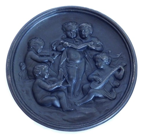 Rundes eisenguß relief - eisenguß,