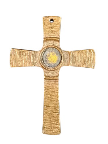 Vintage bronze kreuz - vintage,