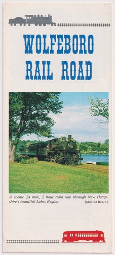 Wolfeboro rail road prospekt - wolfeboro,