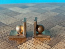 Buchstützen Gerlach Zinn   Puppenstube Puppenhaus dollhouse  bookend