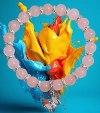 Rosenquarz Armband🌀Damen