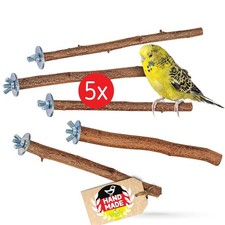 5x Sitzstangen für Vögel