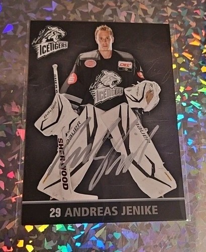 Del eishockey autogrammkarte - del,