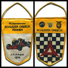 DDR Wimpel 41.Schleizer Dreieck Rennen 1974 ADMV Motorsport MZ pennant Trabant
