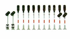 BUSCH 5850 Signalbausatz 12 Signale ohne Funktion Spur N / TT Bausatz, Neu