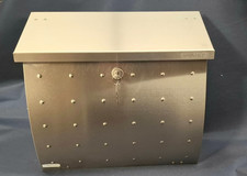 HEIBI Briefkasten, C4, silber, Krosix, Edelstahl, gebraucht, Schlüssel, TOP