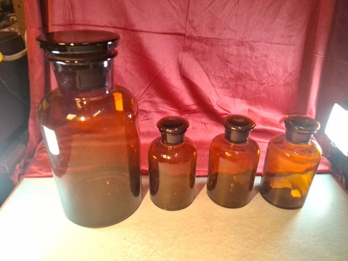 Antike apothekerflaschen - x,