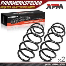 2x Federn Fahrwerksfeder Vorne