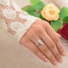 0.63 Karat Zwei Tropfenschliff