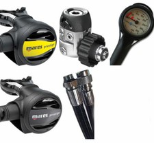 Mares Prestige 15x + Octopus Prestige + Finimeter + Inflatorschlauch