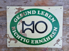 Schild DDR-Verkaufsstelle, Lebensmittel, Gemüse, selten