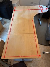 Eckschreibtisch groß und