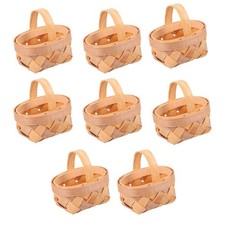  8 Pcs Mini -Holzkorb Kind
