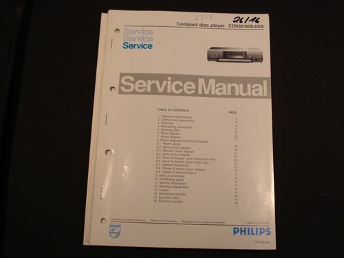Original service manual - original,