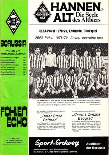 Uefa cup finale - 7.5.80,