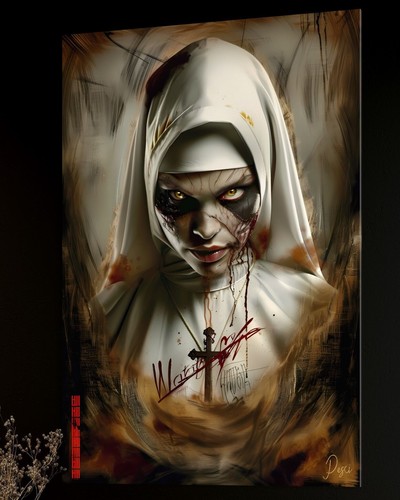 The nun leinwand bild - the,