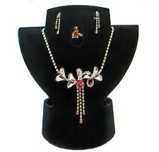 2 x Samt - Schmuckbüste Schmuckständer Faltbare  Dekobüste Aufstelle