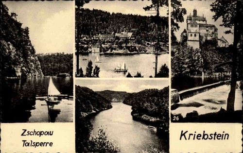 Kriebstein sachsen 1959 ddr - kriebstein,