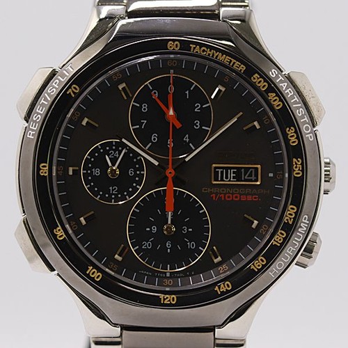Seiko 7t59 7a00 uhr schwarzes - 7a00,