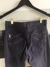 Reithose B Vertigo Full Grip Silikon Gr.36 S Dunkelblau 