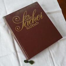 Das große Sacher Kochbuch österreichische Küche 604 Seiten 1975 sehr gt. Zustand