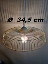 LED 4,5W Lampenschirm Gestell Ø 34,5 cm Höhe 7 cm Metall Deckenlampe