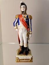 Scheibe-Alsbach GDR General Marschall "Mortier" Gold Porzellan Figur