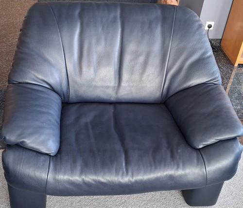 Leder-Couchgarnitur
