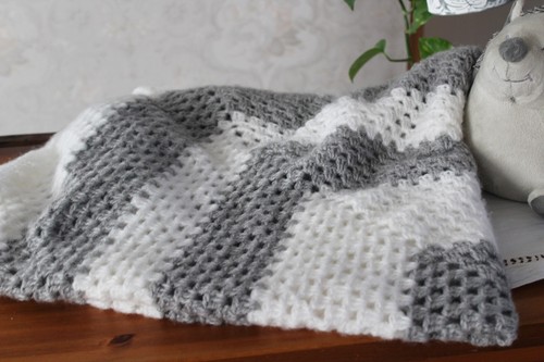 Babydecke häkeldecke weiß - babydecke,