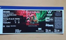 Iron Maiden Ticket Hannover 02.06 26, Block S5, gerade Sicht auf die Bühne