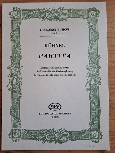 Noten cello kühnel - a.,