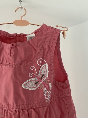 Sommerkleid rosa schmetterling - rosa,