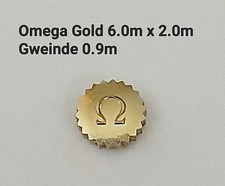 OMEGA Krone Crown Edelstahl/Chrome 6.0m ×2.0m Gewinde 0.9m Top Zustand Tub 2.0m