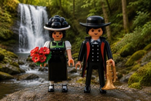 Playmobil schwarzwaldmarie und - schwarzwaldmarie,