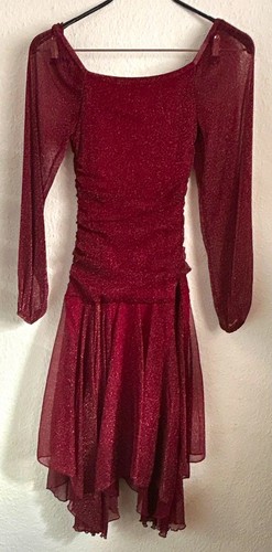 Damen minikleid bordeauxrot - minikleid,