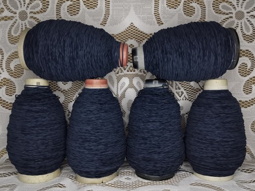 500 navy chenille garnpaket - navy,