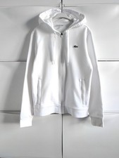 Lacoste Sweatjacke Gr. S weiß