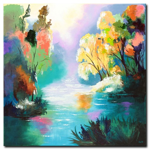 Acryl bild gemälde modern - bild,