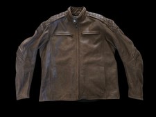 Triumph Barbour Leder Motorrad