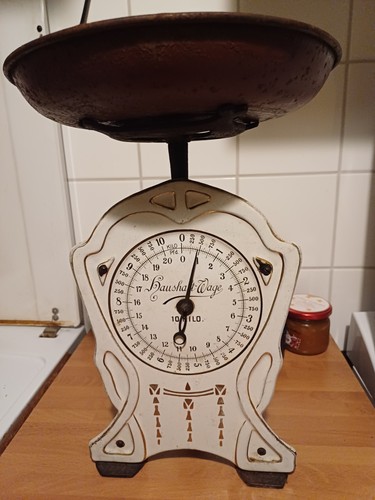 Jugendstil küchenwaage metall - küchenwaage,