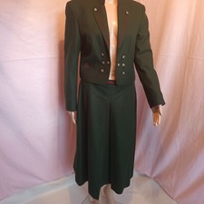 orginal Distler Trachtenkostüm grün aus Schurwolle Gr. 36 