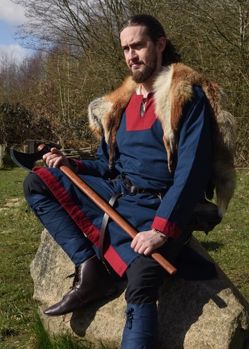 Mittelalter tunika blau - mittelalter,