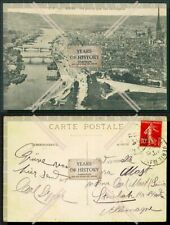 AK Rouen Panorama et vue de la Seine prise de la Cote Ste Catherine gel. 