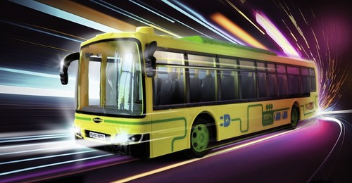 Elektro electric city bus - electric,