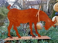 Deko - Edelrost - Ziege mit