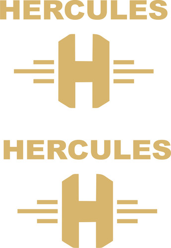 Hercules h aufkleber - hercules,