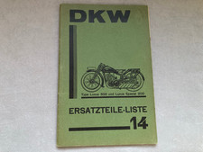 Original Ersatzteilliste DKW