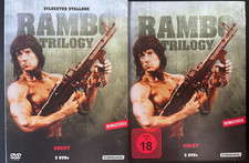 Rambo Trilogy (Uncut, Special Edition, 3 DVD Box, remastered und uncut) sehr gut