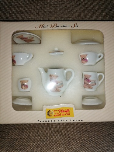 Steiff mini porzellan - steiff, mini-porzellan-set
